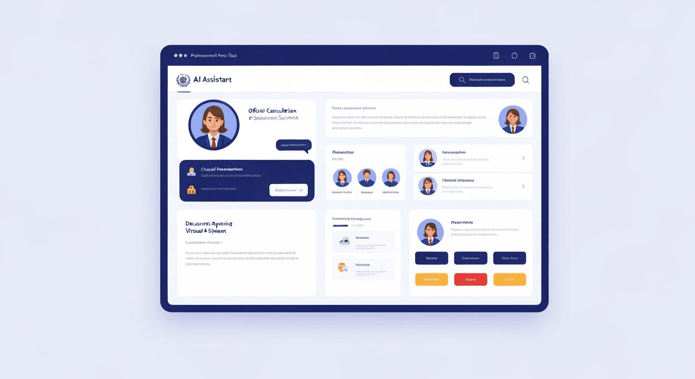 Government portal AI assistant