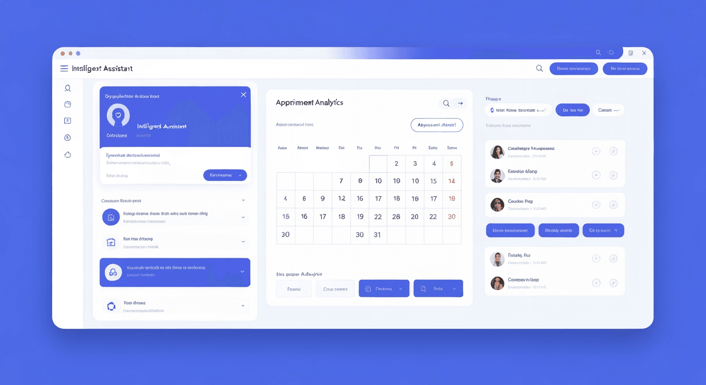 AI-powered booking and service management system